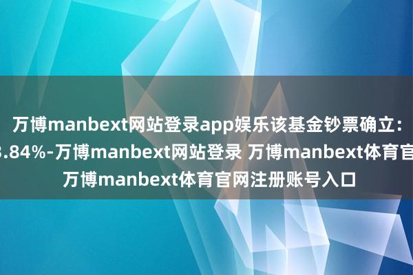 万博manbext网站登录app娱乐该基金钞票确立:股票占净值比93.84%-万博manbext网站登录 万博manbext体育官网注册账号入口